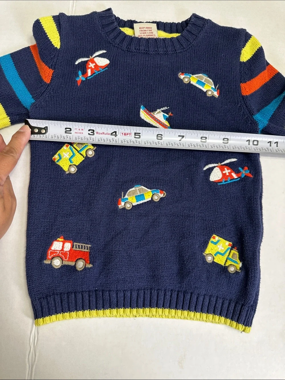 Lot of 2 Ministry Of Rascals Knit Sweater Embroidered Toddler 3T - Picture 7 of 11
